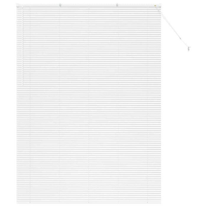 vidaXL Tenda per Finestra con tende Manuale Bianco Alluminio