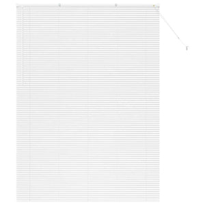 vidaXL Tenda per Finestra con tende Manuale Bianco Alluminio