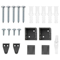 Tenda per Finestra con tende Altro Grigio scuro 60 x 130 cm Alluminio 42006039