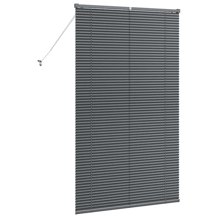 Tenda per Finestra Grigio scuro 105 x 175 cm Alluminio 42006073