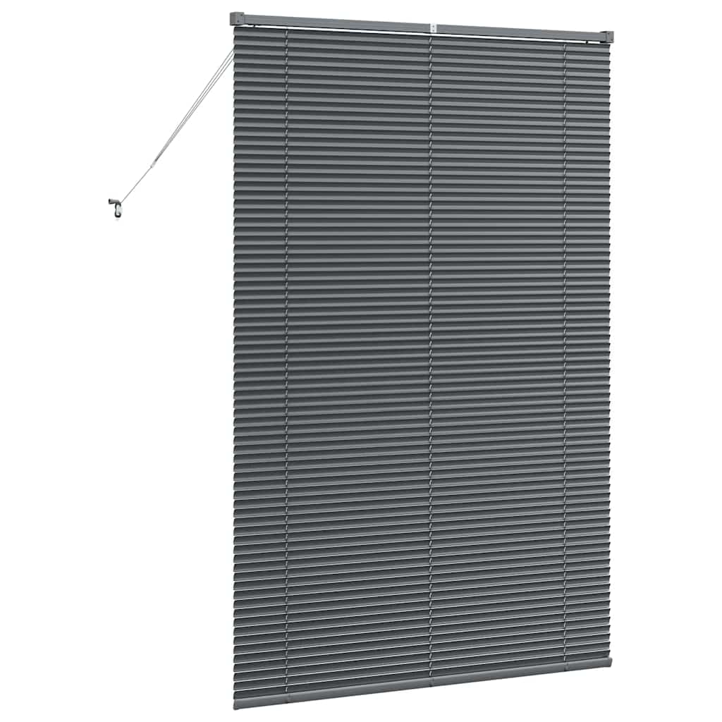 Tenda per Finestra Grigio scuro 120 x 175 cm Alluminio 42006076