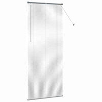 vidaXL Tenda per Finestra con tende Manuale Grigio scuro Alluminio