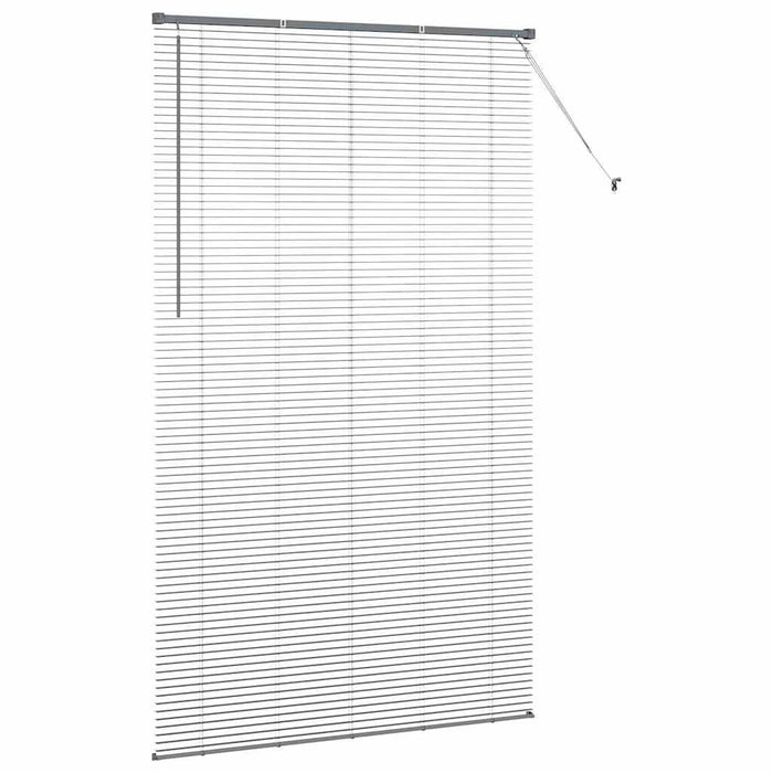 Tenda per Finestra con tende Altro Grigio scuro 80 x 130 cm Alluminio 42006102