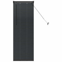 Tenda per Finestra con tende Altro Nero 80 x 130 cm Alluminio 42006113