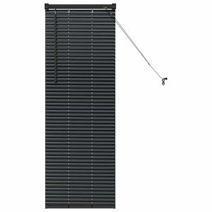 Tenda per Finestra con tende Altro Nero 80 x 130 cm Alluminio 42006113