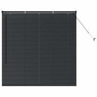 Tenda per Finestra con tende Altro Nero 80 x 130 cm Alluminio 42006129