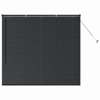 Tenda per Finestra con tende Altro Nero 80 x 130 cm Alluminio 42006131