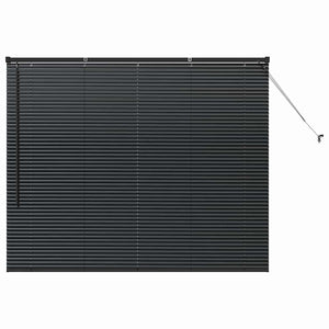 Tenda per Finestra con tende Altro Nero 80 x 130 cm Alluminio 42006133