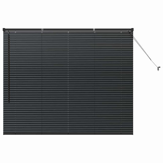 Tenda per Finestra con tende Altro Nero 80 x 130 cm Alluminio 42006133