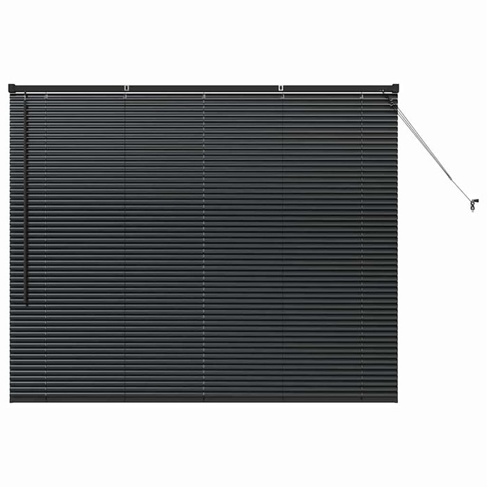 Tenda per Finestra con tende Altro Nero 80 x 130 cm Alluminio 42006133