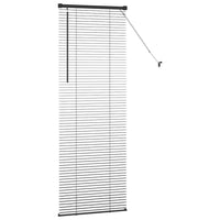 Tenda per Finestra con tende Altro Nero 80 x 130 cm Alluminio 42006138