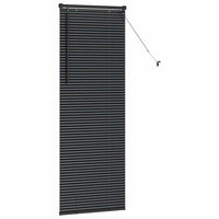 Tenda per Finestra con tende Altro Nero 80 x 130 cm Alluminio 42006139