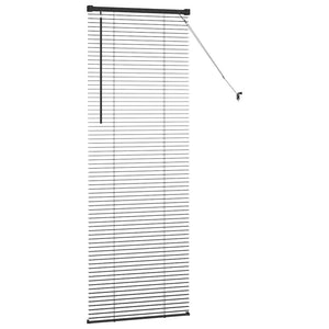 Tenda per Finestra con tende Altro Nero 80 x 130 cm Alluminio 42006139