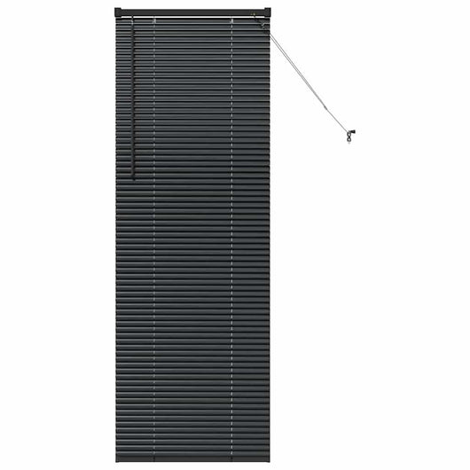 Tenda per Finestra con tende Altro Nero 80 x 130 cm Alluminio 42006139