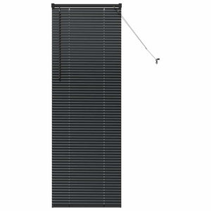 Tenda per Finestra con tende Altro Nero 80 x 130 cm Alluminio 42006140