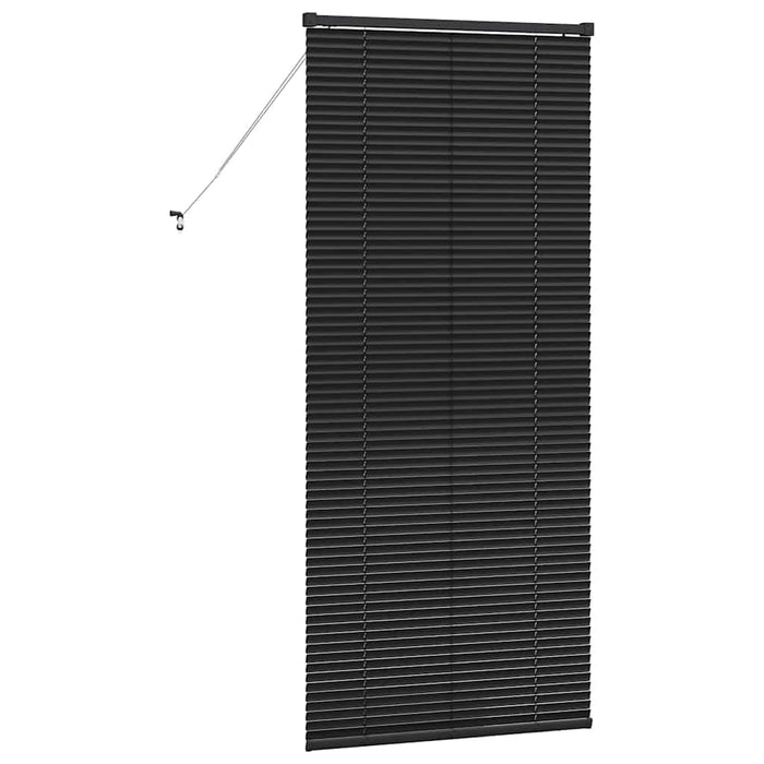 Tenda per Finestra con tende Altro Nero 80 x 130 cm Alluminio 42006141