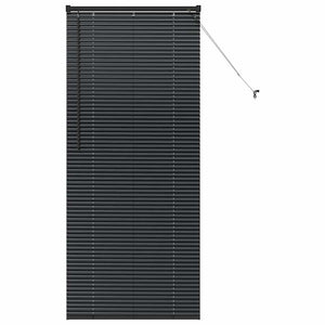 Tenda per Finestra con tende Altro Nero 80 x 130 cm Alluminio 42006141