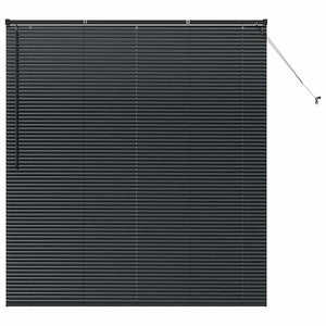 Tenda per Finestra con tende Altro Nero 80 x 130 cm Alluminio 42006158