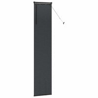 Tenda per Finestra con tende Altro Nero 80 x 130 cm Alluminio 42006161