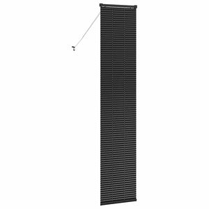 Tenda per Finestra con tende Altro Nero 80 x 130 cm Alluminio 42006161