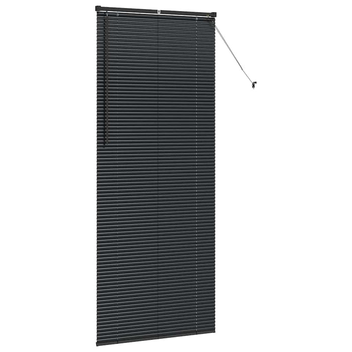 Tenda per Finestra con tende Altro Nero 80 x 130 cm Alluminio 42006169