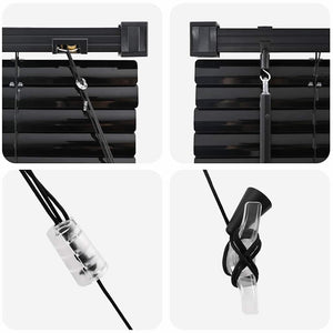 Tenda per Finestra con tende Altro Nero 80 x 130 cm Alluminio 42006178