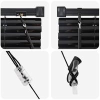 Tenda per Finestra con tende Altro Nero 155 x 220 cm Alluminio 42006183