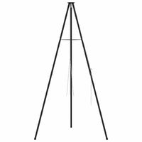 Treppiede da Campeggio Nero 92 x 92 x 171.5 cm Acciaio 42010329