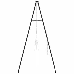 Treppiede da Campeggio Nero 92 x 92 x 171.5 cm Acciaio 42010329