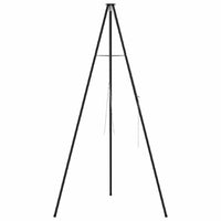 Treppiede da Campeggio Nero 92 x 92 x 191.5 cm Acciaio 42010330