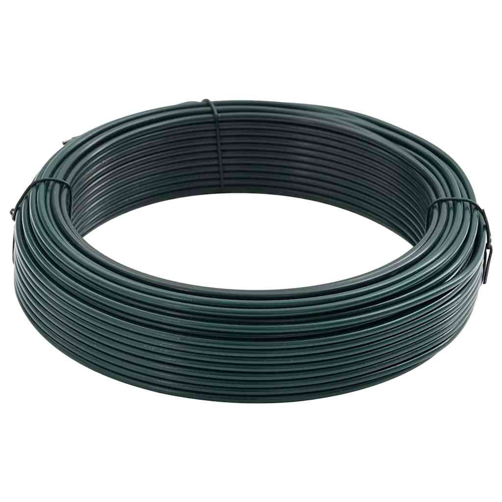 Filo di recinzione Verde 25 m Acciaio rivestito in PVC 42010291