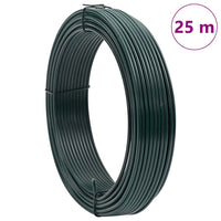 Filo di recinzione Verde 25 m Acciaio rivestito in PVC 42010291
