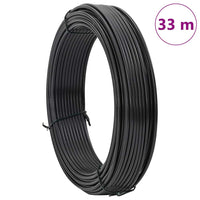 Filo di recinzione Antracite 33 m Acciaio rivestito in PVC 42010295