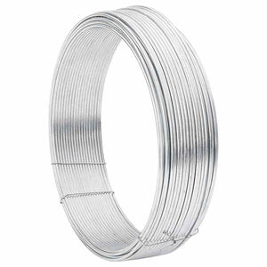 vidaXL Filo di recinzione Argento 80 m Acciaio zincato a caldo