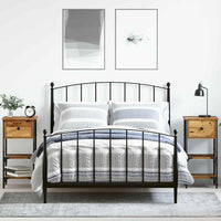 Mobiletto da Notte 2 pcs Legno vecchio 34 x 36 x 70 cm 871237