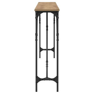 Tavolo Consolle rovere artigianale 180 x 23 x 75 cm 871327
