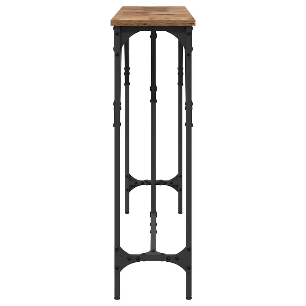 Tavolo Consolle Legno vecchio 140 x 23 x 75 cm 871333