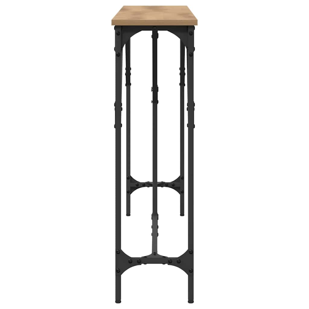 Tavolo Consolle rovere artigianale 140 x 23 x 75 cm 871334