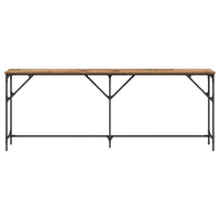 Tavolo Consolle Legno vecchio 200 x 29 x 75 cm 871340