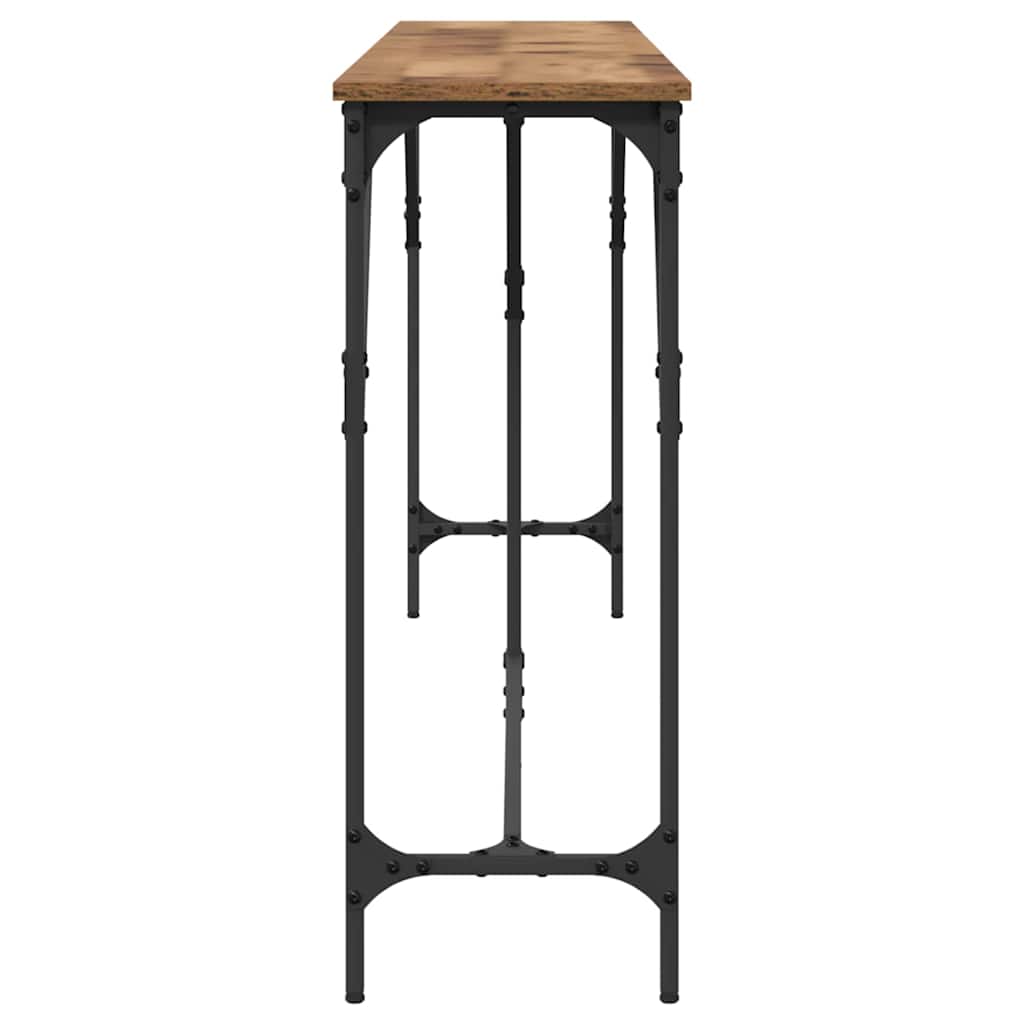 Tavolo Consolle Legno vecchio 200 x 29 x 75 cm 871340