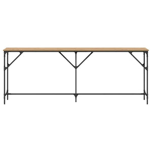 Tavolo Consolle rovere artigianale 200 x 29 x 75 cm 871341