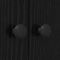 Mobile per Lavatrice Rovere Nero 68x48.5x194 cm 871369