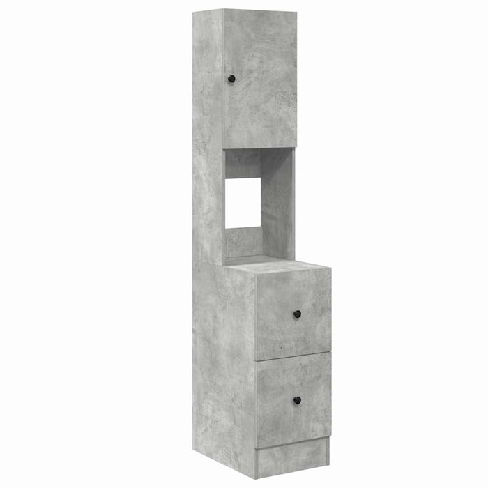 Armadio da Cucina Grigio Cemento 35x50x180 cm Legno Ingegnerizzato 871373