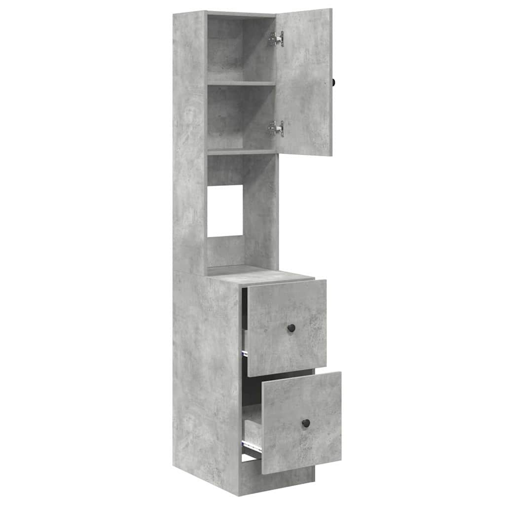 Mobile da cucina-Armadio da cucina Grigio 35 x 50 x 180 cm Legno multistrato