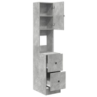 Mobile da cucina-Armadio da cucina Grigio 35 x 50 x 180 cm Legno multistrato