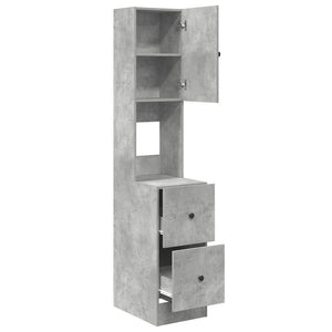 Mobile da cucina-Armadio da cucina Grigio 35 x 50 x 180 cm Legno multistrato