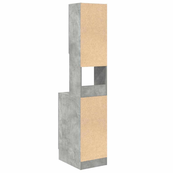 Mobile da cucina-Armadio da cucina Grigio 35 x 50 x 180 cm Legno multistrato