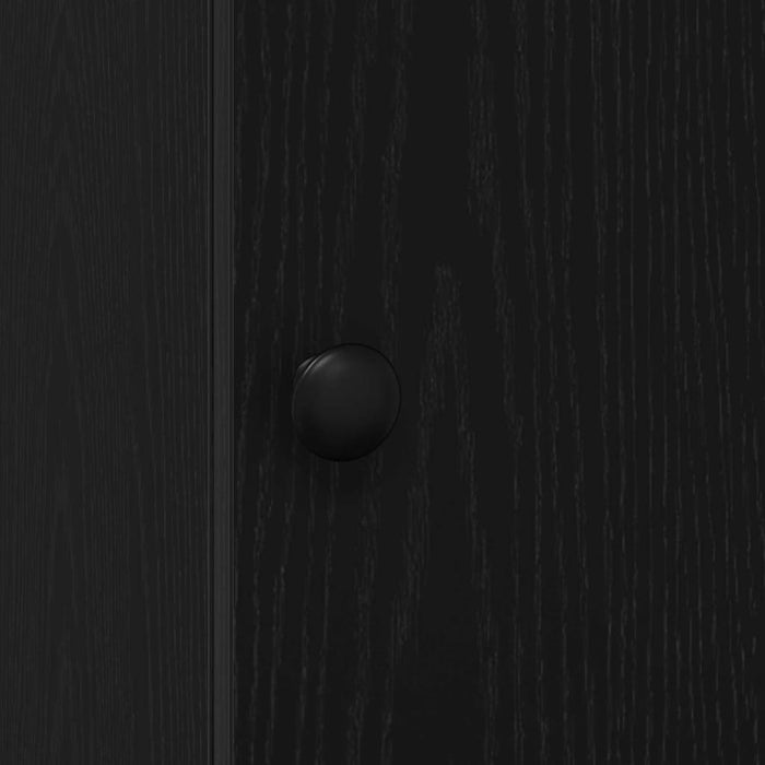 Mobile da cucina con cassetto con lo scaffale Rovere nero Legno multistrato 871379