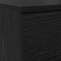 Mobile per scarpe  Rovere Nero 100.5x28x100 cm Legno ingegnerizzato 871388