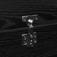 Mobile per scarpe  Rovere Nero 100.5x28x100 cm Legno ingegnerizzato 871388